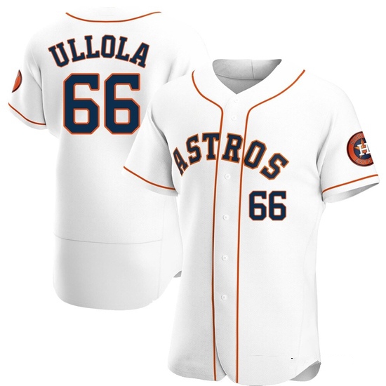 Men's Miguel Ullola Houston Astros Authentic White Home Jersey