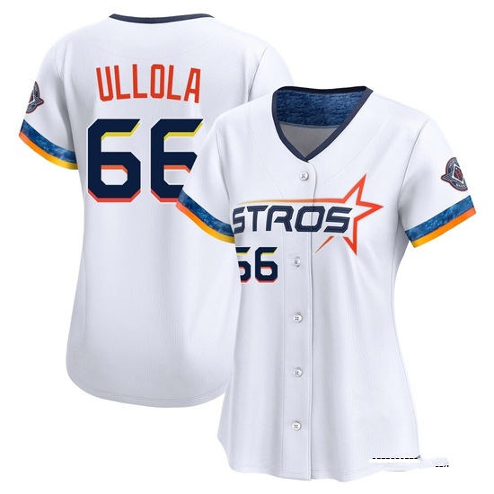 Women's Miguel Ullola Houston Astros Limited White 2025 City Connect Jersey