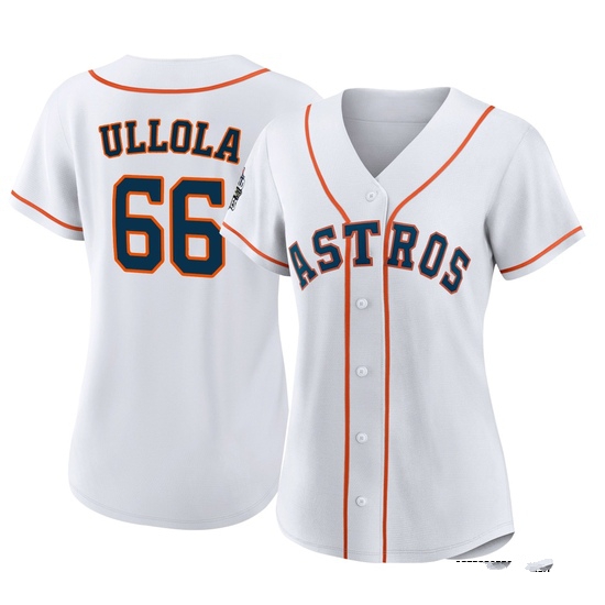 Women's Miguel Ullola Houston Astros Replica White 2022 World Series Home Jersey