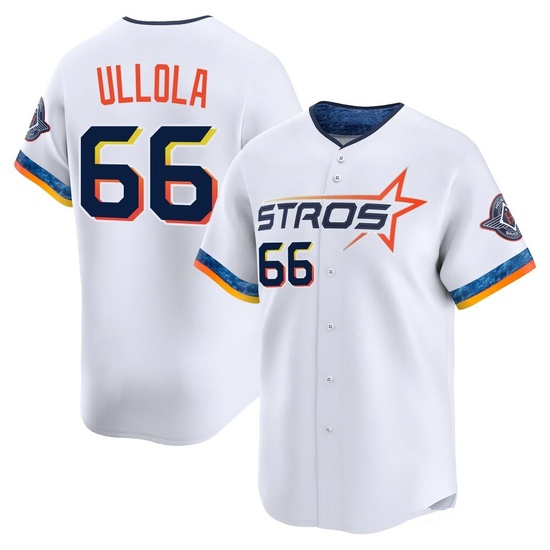 Youth Miguel Ullola Houston Astros Limited White 2025 City Connect Jersey