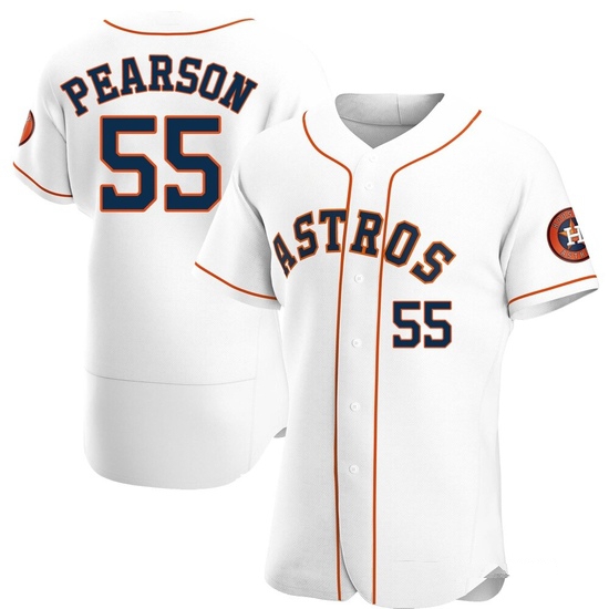 Men's Nate Pearson Houston Astros Authentic White Home Jersey