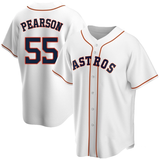 Youth Nate Pearson Houston Astros Replica White Home Jersey