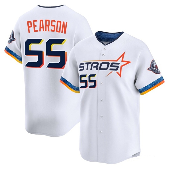 Youth Nate Pearson Houston Astros Limited White 2025 City Connect Jersey