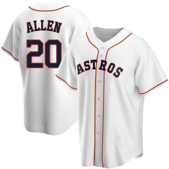 Youth Nick Allen Houston Astros Replica White Home Jersey