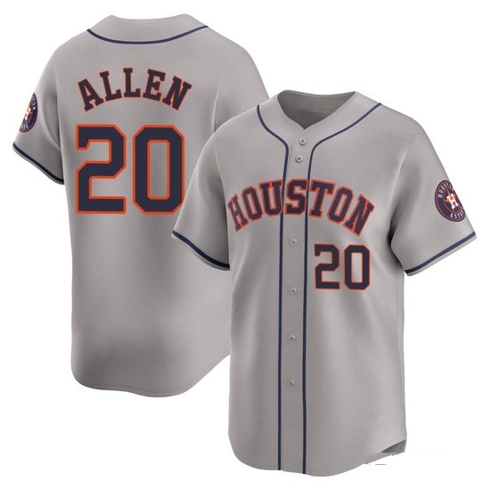 Youth Nick Allen Houston Astros Limited Gray Away Jersey