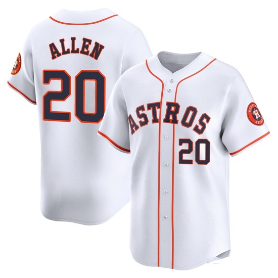 Youth Nick Allen Houston Astros Limited White Home Jersey