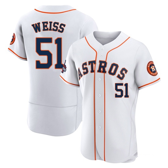 Men's Ryan Weiss Houston Astros Authentic White 2022 World Series Champions Home Jersey