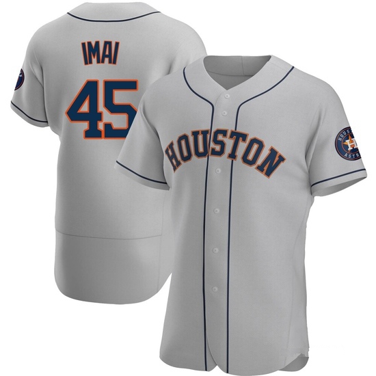 Men's Tatsuya Imai Houston Astros Authentic Gray Road Jersey