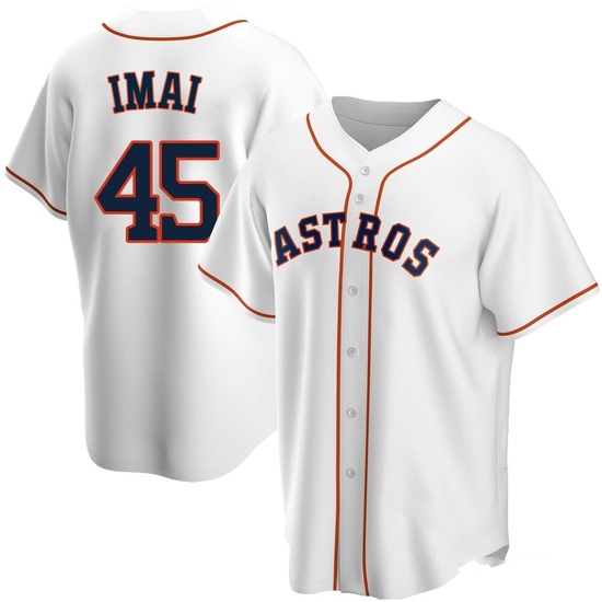 Men's Tatsuya Imai Houston Astros Replica White Home Jersey