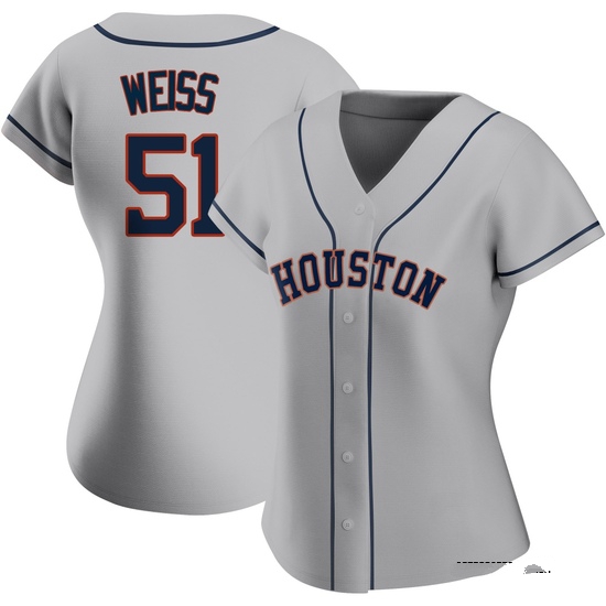 Women's Ryan Weiss Houston Astros Authentic Gray Road 2020 Jersey
