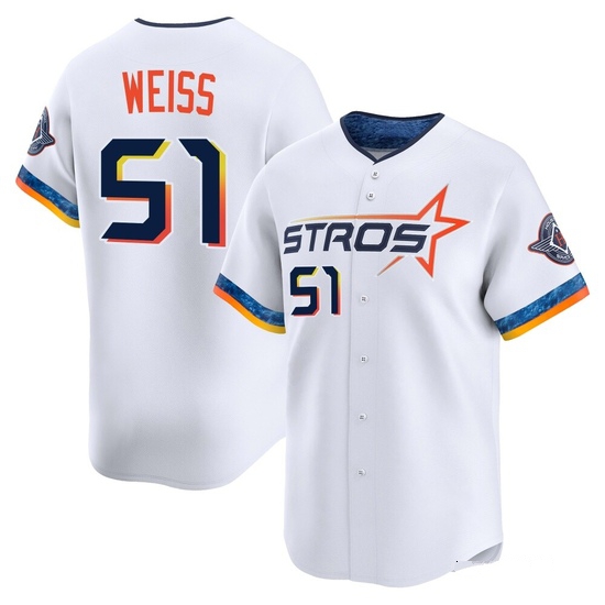 Youth Ryan Weiss Houston Astros Limited White 2025 City Connect Jersey