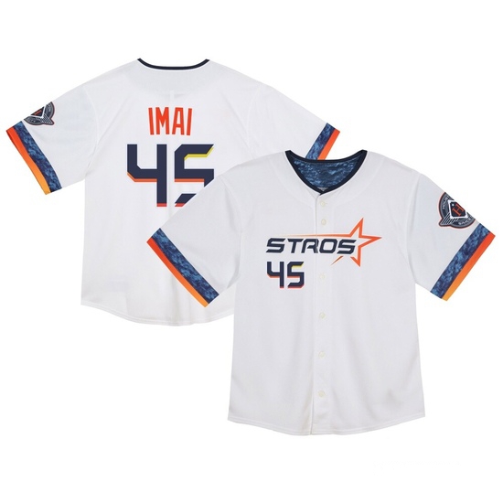 Toddler Tatsuya Imai Houston Astros Limited White 2025 City Connect Jersey