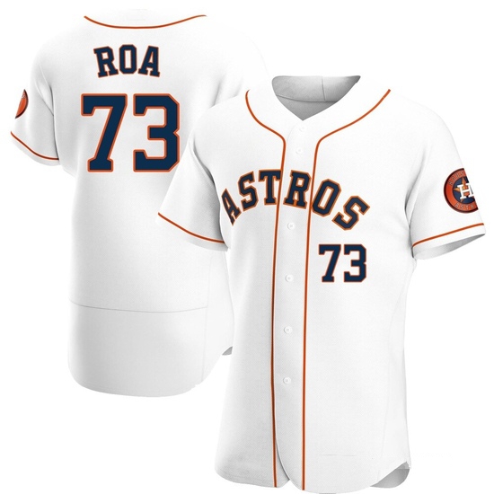 Men's Christian Roa Houston Astros Authentic White Home Jersey