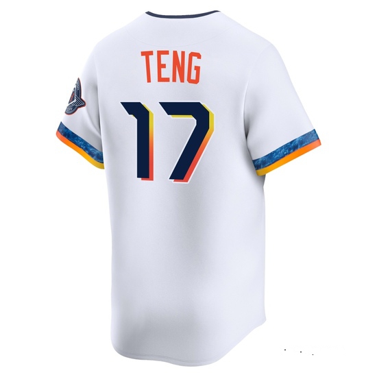 Men's Kai-Wei Teng Houston Astros Limited White 2025 City Connect Jersey - Image 3