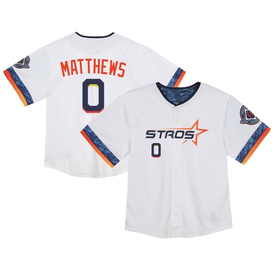 Toddler Brice Matthews Houston Astros Limited White 2025 City Connect Jersey