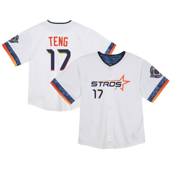 Toddler Kai-Wei Teng Houston Astros Limited White 2025 City Connect Jersey