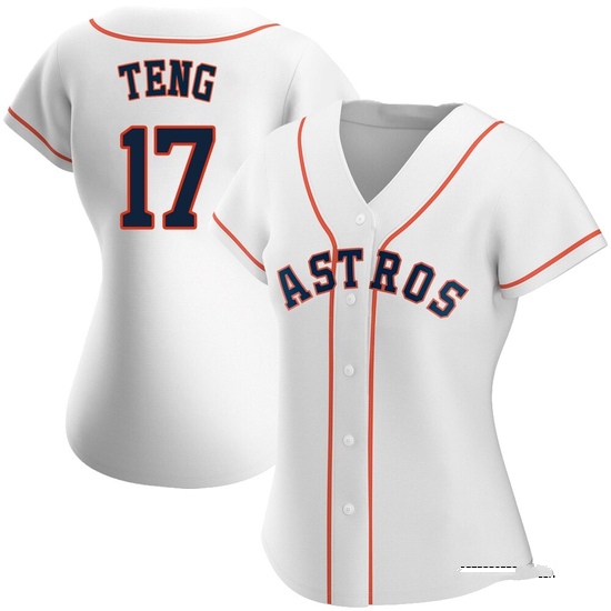Women's Kai-Wei Teng Houston Astros Authentic White Home Jersey