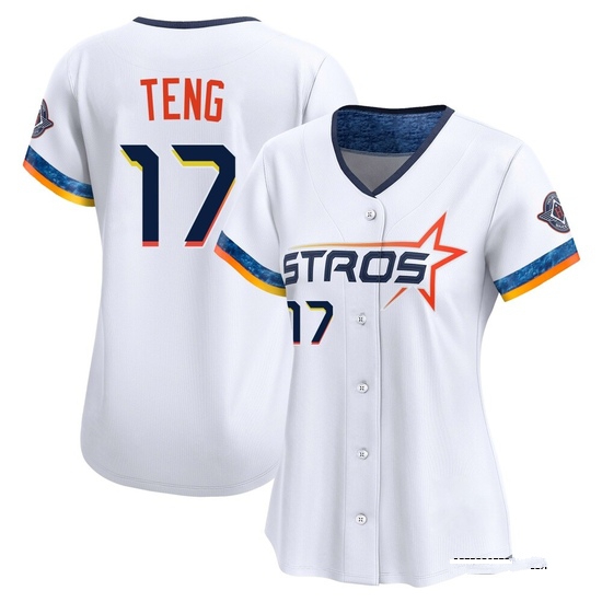 Women's Kai-Wei Teng Houston Astros Limited White 2025 City Connect Jersey