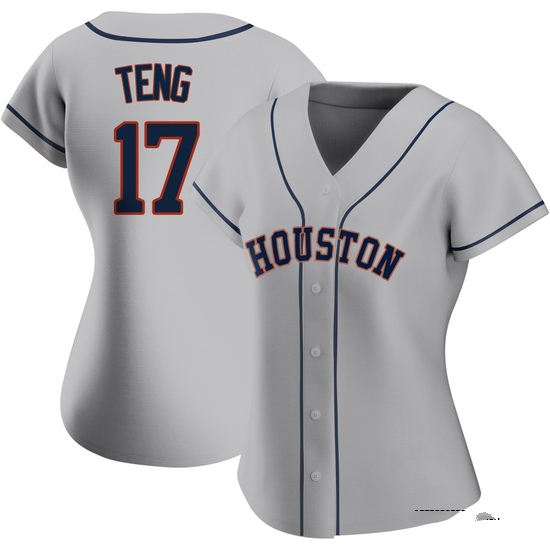 Women's Kai-Wei Teng Houston Astros Replica Gray Road 2020 Jersey