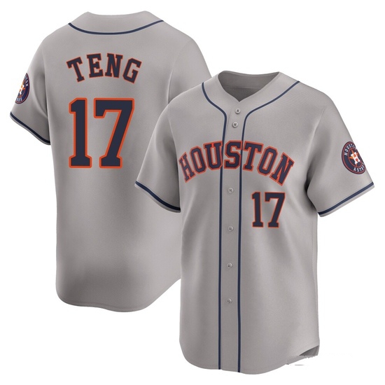 Youth Kai-Wei Teng Houston Astros Limited Gray Away Jersey