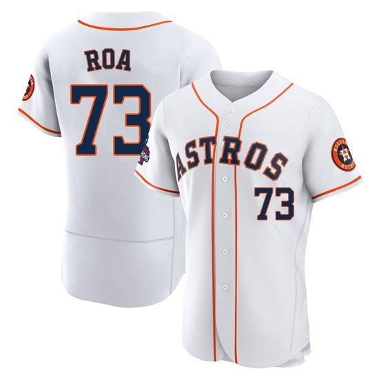 Men's Christian Roa Houston Astros Authentic White 2022 World Series Champions Home Jersey