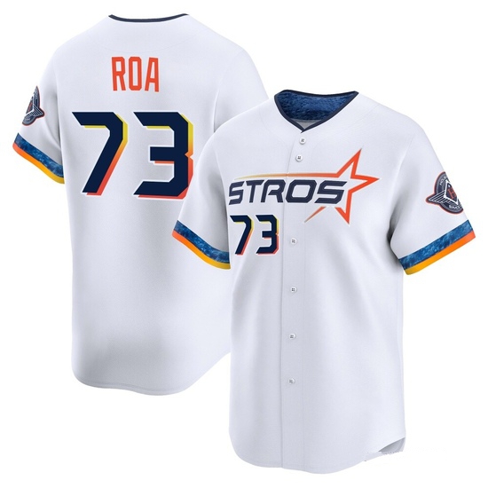 Men's Christian Roa Houston Astros Limited White 2025 City Connect Jersey