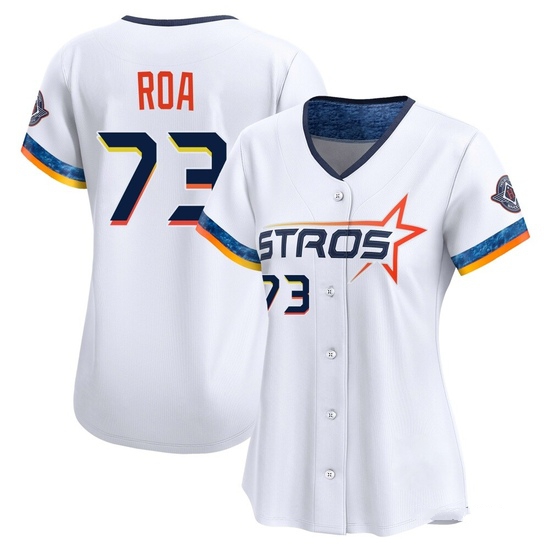 Women's Christian Roa Houston Astros Limited White 2025 City Connect Jersey