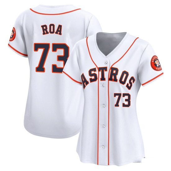 Women's Christian Roa Houston Astros Limited White Home Jersey