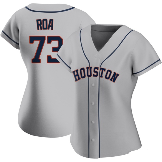 Women's Christian Roa Houston Astros Replica Gray Road 2020 Jersey