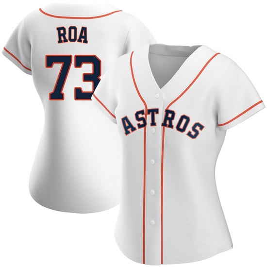 Women's Christian Roa Houston Astros Replica White Home Jersey