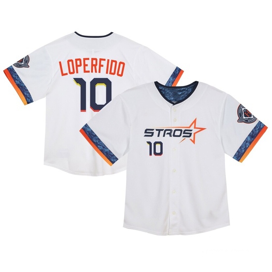 Toddler Joey Loperfido Houston Astros Limited White 2025 City Connect Jersey