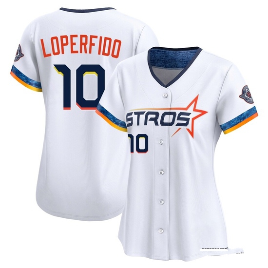 Women's Joey Loperfido Houston Astros Limited White 2025 City Connect Jersey
