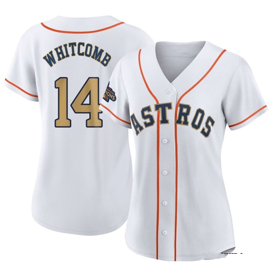 Women's Shay Whitcomb Houston Astros Replica Gold White 2023 Collection Jersey
