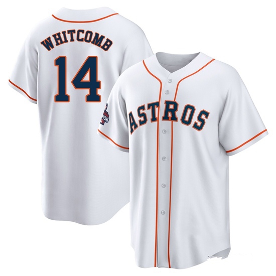 Youth Shay Whitcomb Houston Astros Replica White 2022 World Series Champions Home Jersey