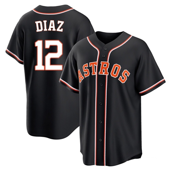 Men's Aledmys Diaz Houston Astros Replica Black Fashion Out Jersey