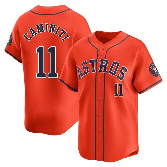 Men's Ken Caminiti Houston Astros Limited Orange Alternate Jersey