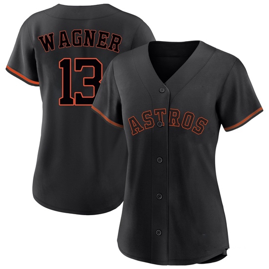 Women's Billy Wagner Houston Astros Replica Black Fashion Jersey by