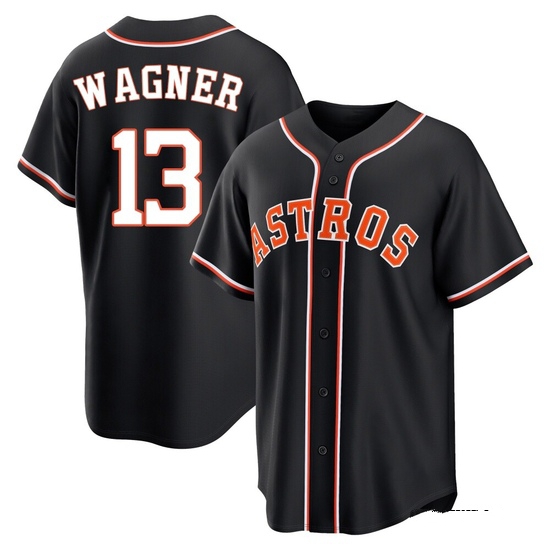 Youth Billy Wagner Houston Astros Replica Black Fashion Out Jersey