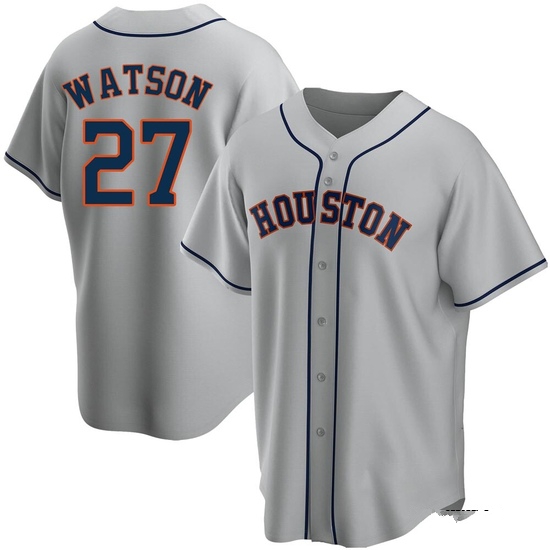 Youth Bob Watson Houston Astros Replica Gray Road Jersey