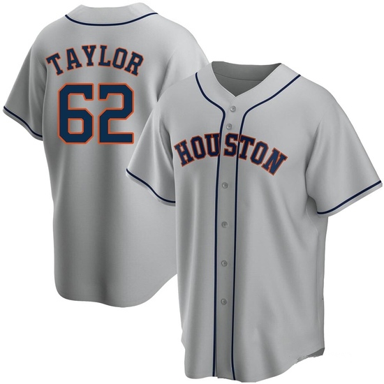 Men's Blake Taylor Houston Astros Replica Gray Road Jersey