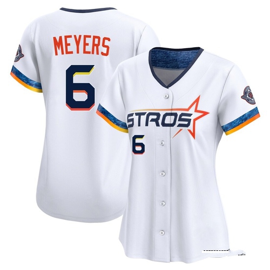 Women's Jake Meyers Houston Astros Limited White 2025 City Connect Jersey