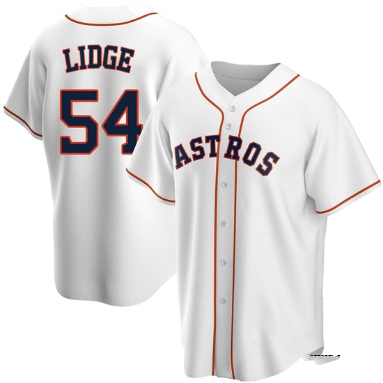 Youth Brad Lidge Houston Astros Replica White Home Jersey