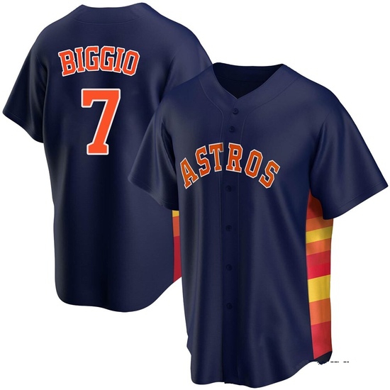Men's Craig Biggio Houston Astros Replica Navy Alternate Jersey