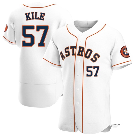 Men's Darryl Kile Houston Astros Authentic White Home Jersey