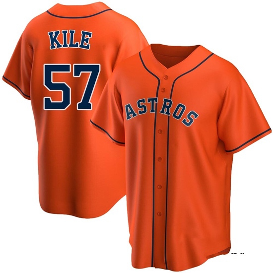 Men's Darryl Kile Houston Astros Replica Orange Alternate Jersey