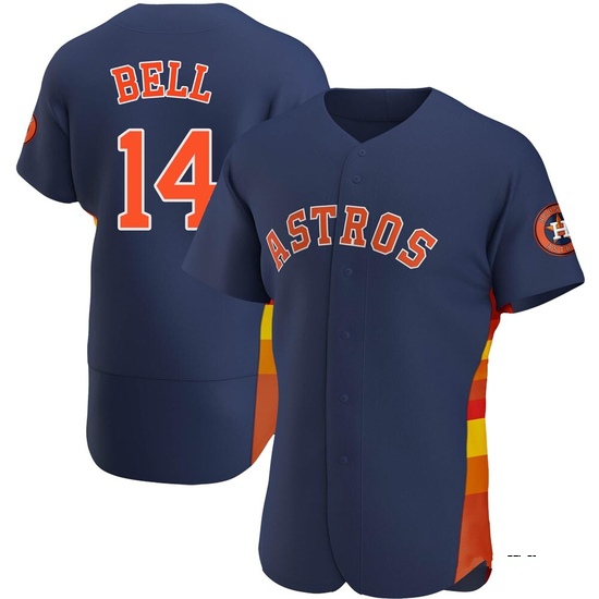 Men's Derek Bell Houston Astros Authentic Navy Alternate Jersey