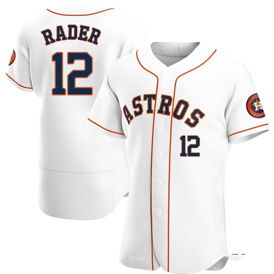 Men's Doug Rader Houston Astros Authentic White Home Jersey