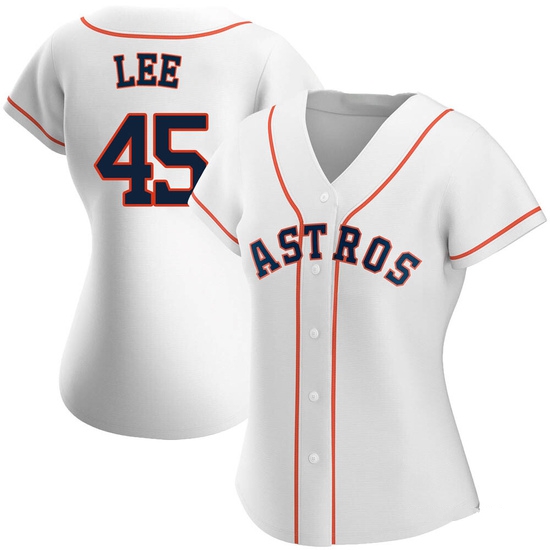 Women's Carlos Lee Houston Astros Authentic White Home Jersey