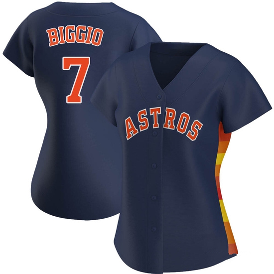 Women's Craig Biggio Houston Astros Replica Navy Alternate Jersey
