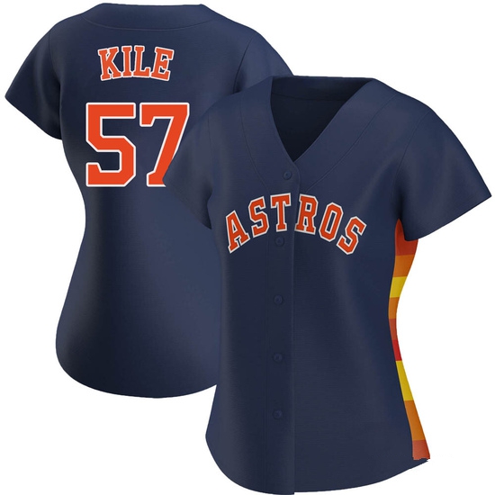Women's Darryl Kile Houston Astros Replica Navy Alternate Jersey